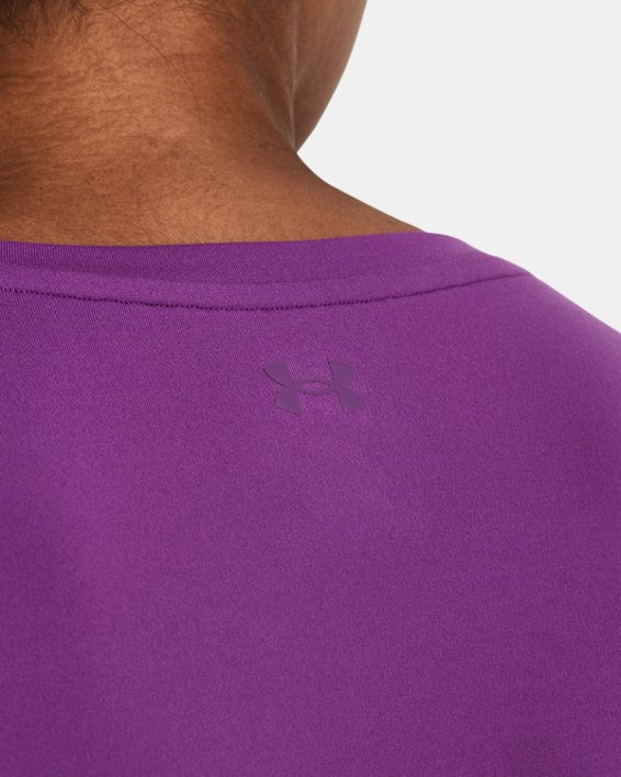 Women's UA Meridian Short Sleeve in Purple image number 3
